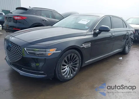 2020 Genesis G90 5.0 Ultimate Rwd from USA, damaged, VIN KMTF54PH8LU080788